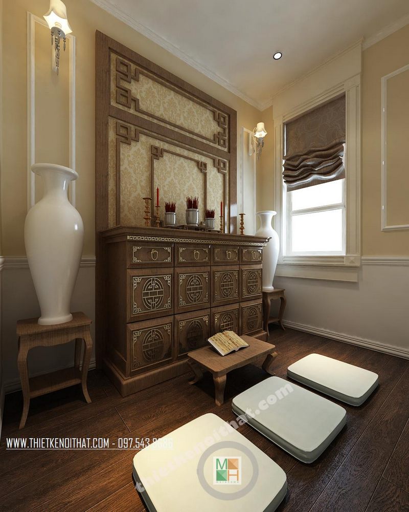 Bàn thờ gia tiên - Mẫu 16